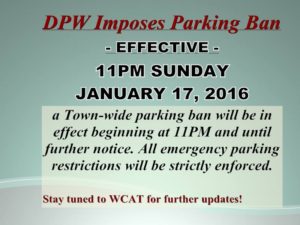 parking ban 1-17-16